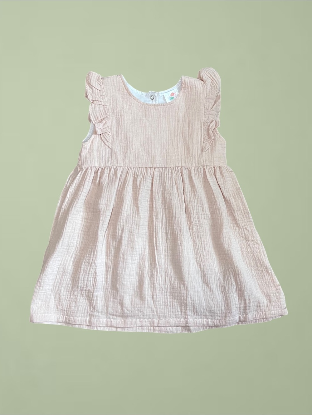 Stitchy Fish Stella Muslin Cotton Dress Sz 3T